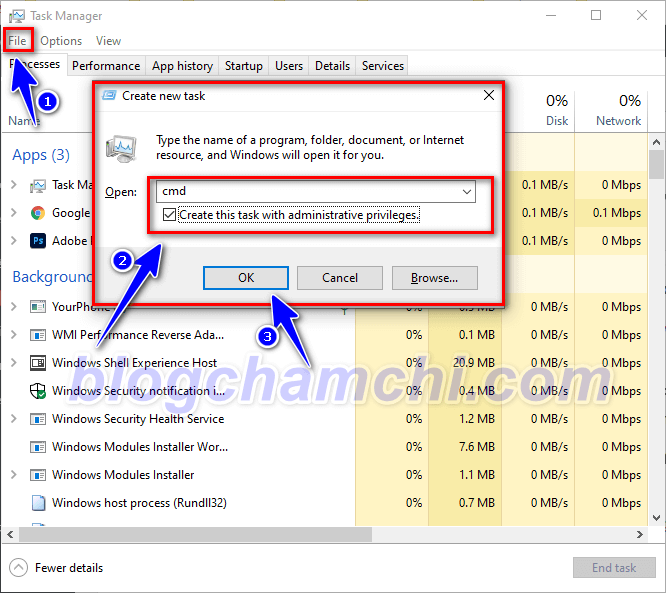 Hướng dẫn Quét & sửa lỗi toàn bộ file trong hệ thống Windows