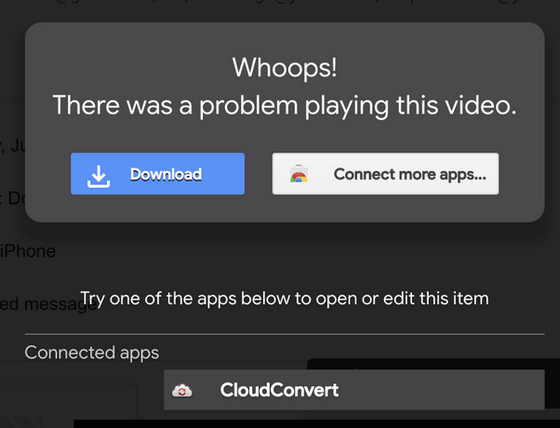 Đâu là nguyên nhân gây lỗi Google Drive không thể xem được video