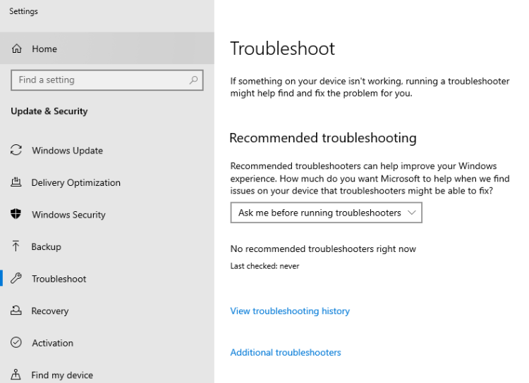 Sử dụng Windows Store Apps Troubleshooter