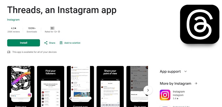 Tải ứng dụng Threads, an Instagram app